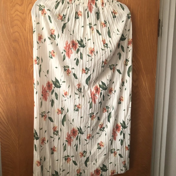 Vintage Daniel Carson floral maxi broomstick skirt S - Picture 4 of 5